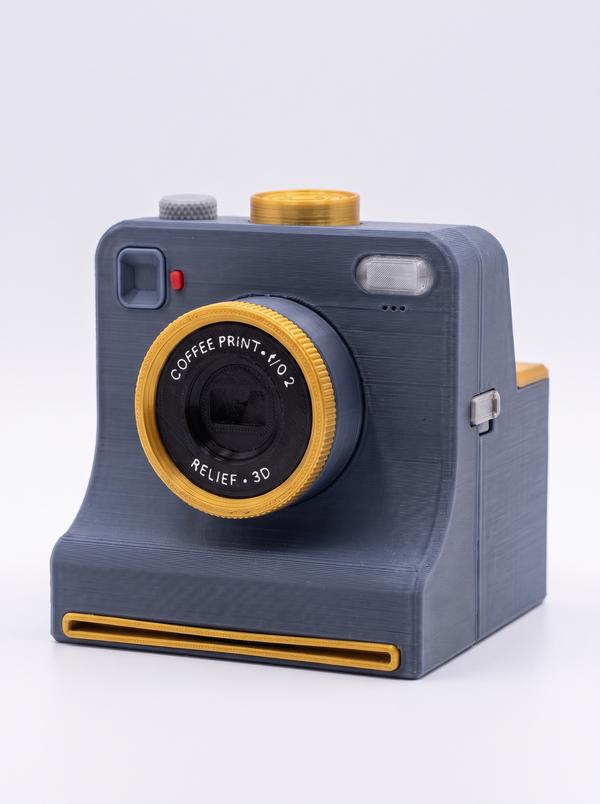 Latte Art Camera: One-Press Coffee Stencil Stamp
